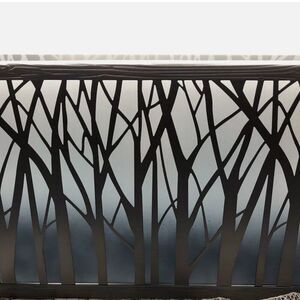 Yankee Candle Twilight Forest Silhouette Trio Tealight Holder Silver